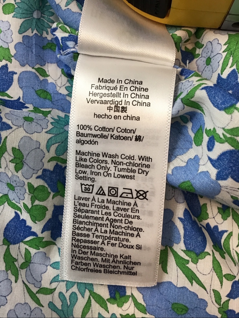 J Crew Liberty Fabric Cotton Shirt - Picture 7 of 12
